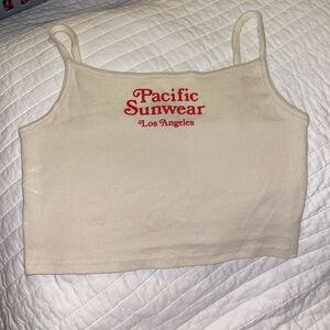 Pac Sun Cropped Tank Top